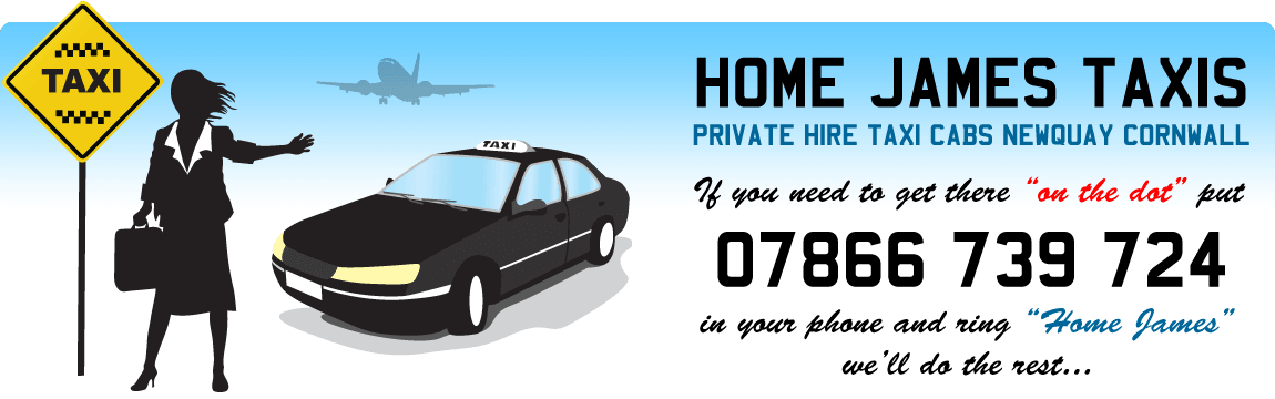 Private Hire Taxis Cabs Newquay Cornwall - Home James Taxis